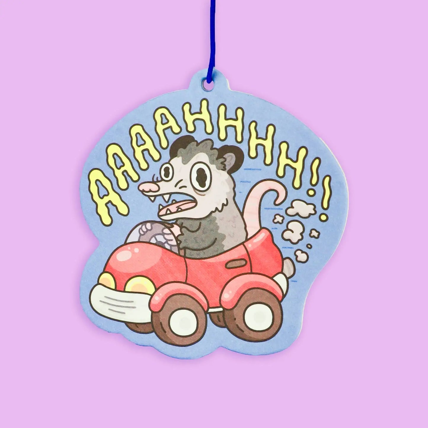 Panic Opossum Car Air Freshener Turtle's Soup