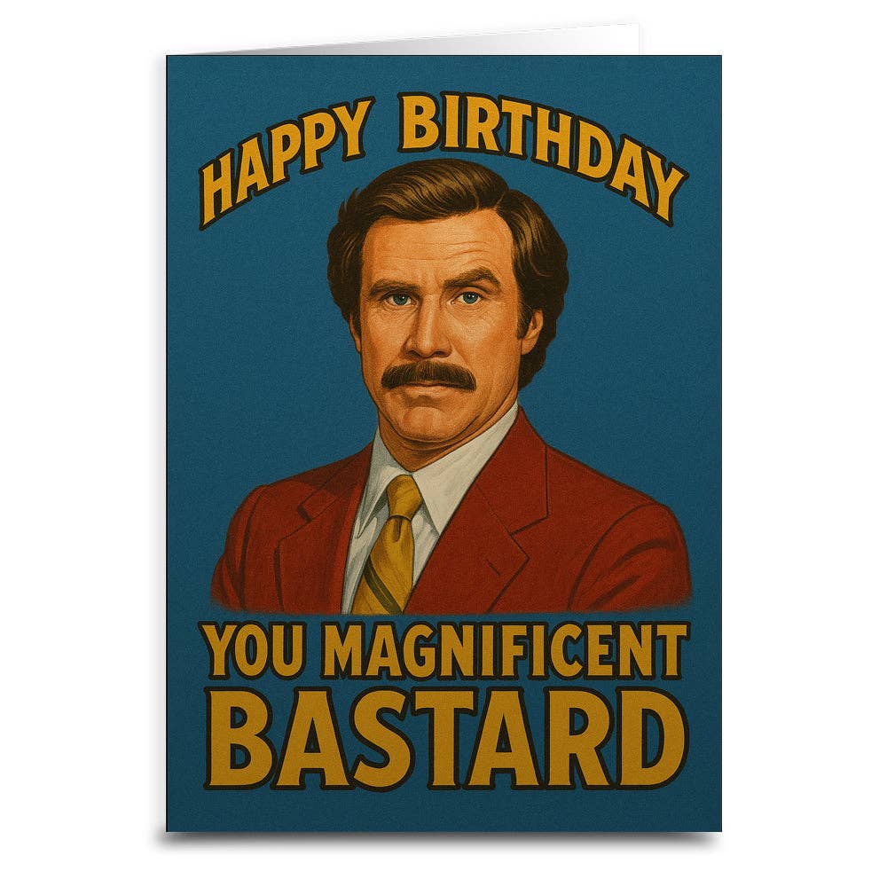 Magnificent Bastard Greeting Card
