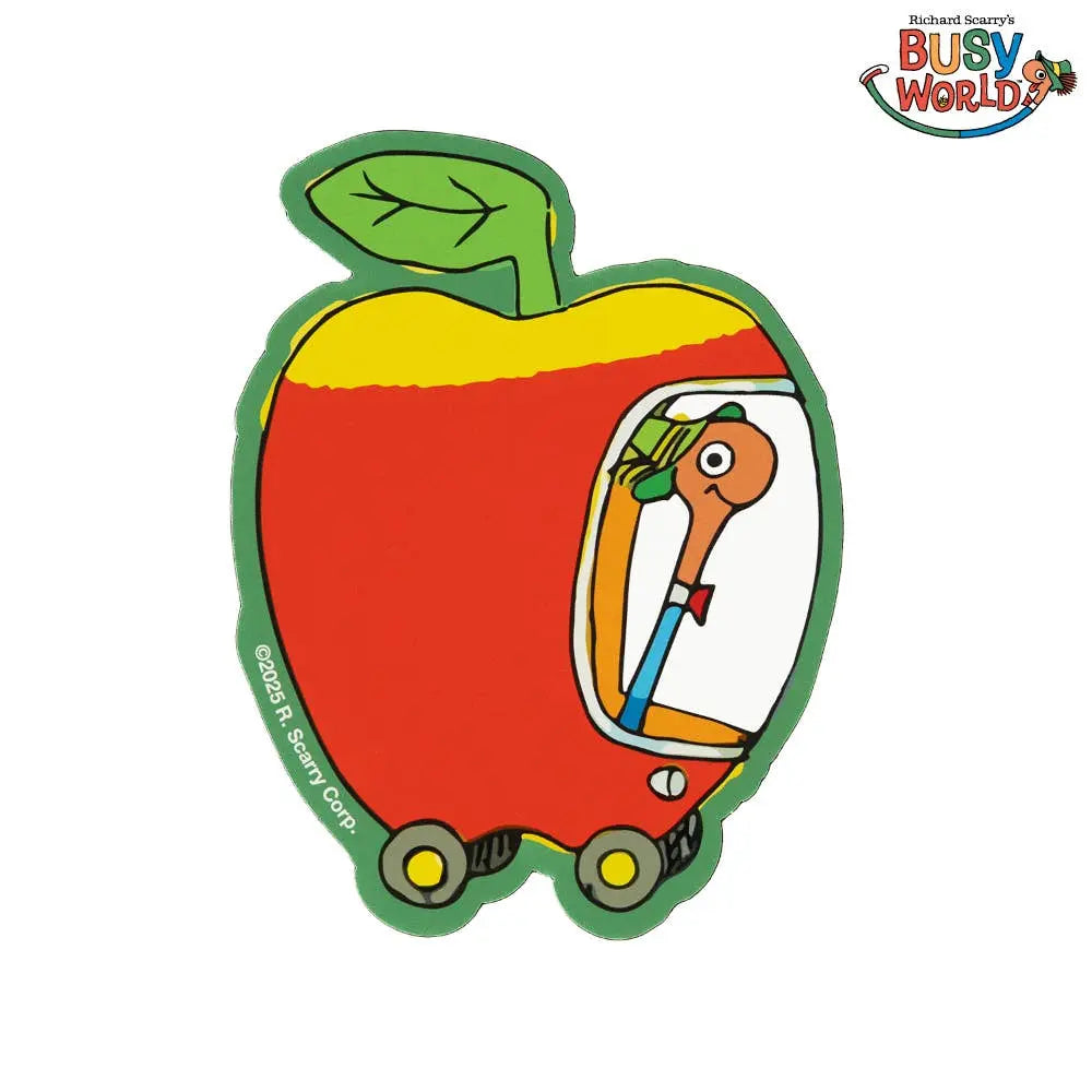 3P4 x Richard Scarry® - Apple Car Sticker Three Potato Four