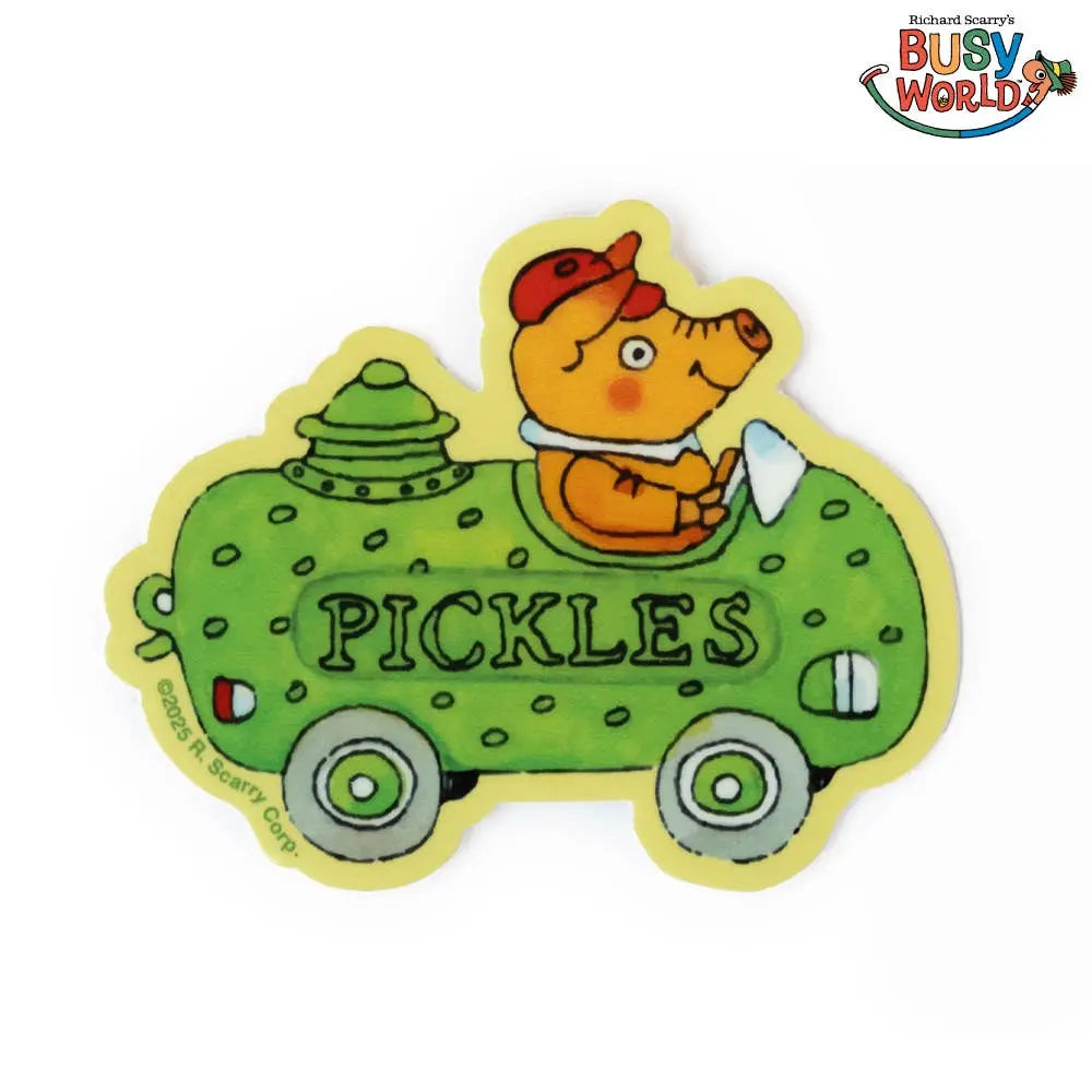 3P4 x Richard Scarry® - Pickle Car Sticker Three Potato Four