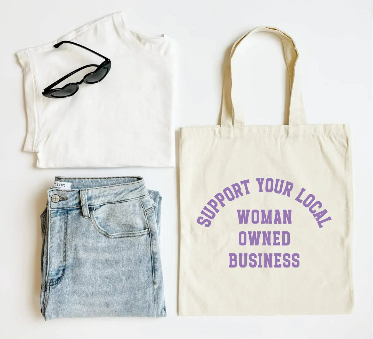 Support Woman Owned Business Tote Bag Mugsby