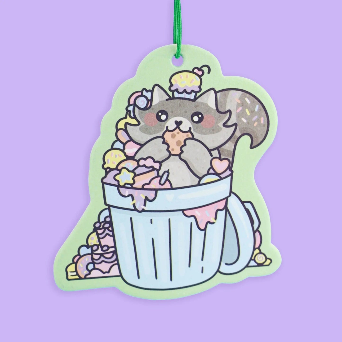 Trashy Treats Raccoon Car Air Freshener Turtle's Soup