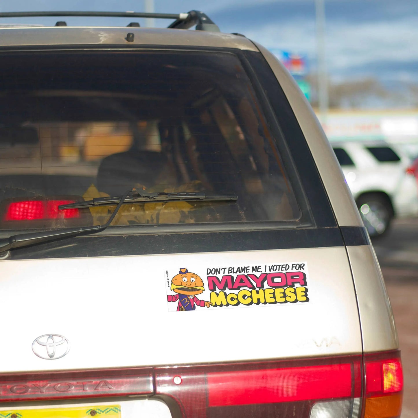 I Voted for McMAYOR Bumper Sticker Two Bit Press