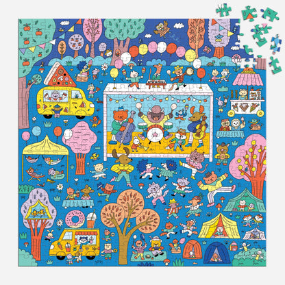 Music Festival 500 Piece Search and Find Puzzle Chronicle Books