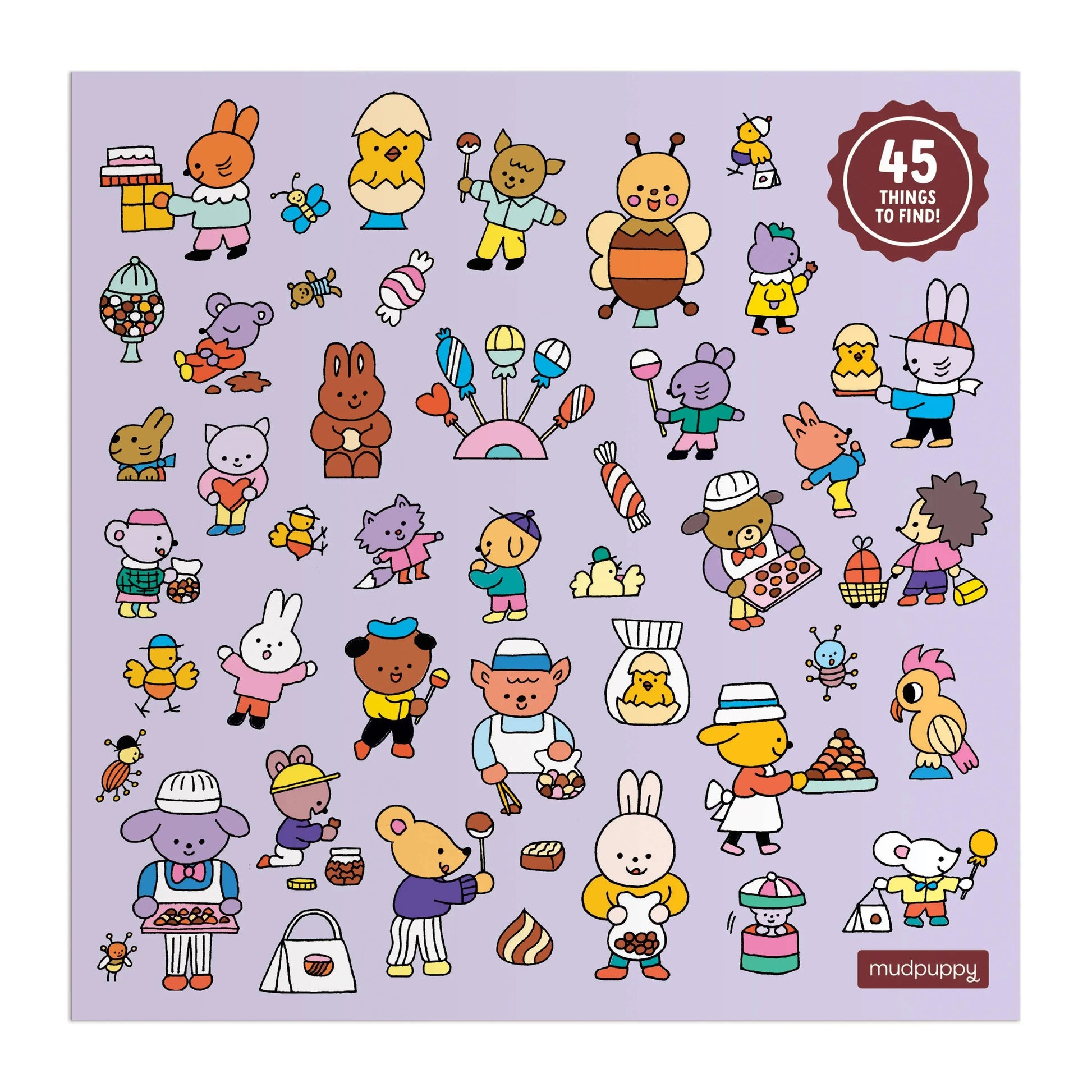 Chocolate Shop 500 Piece Search and Find Puzzle Chronicle Books
