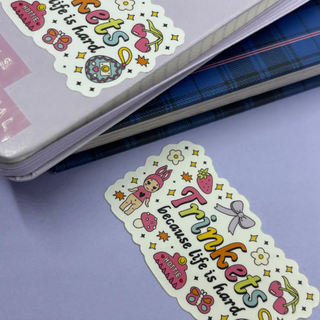 Trinkets Because List is Hard Sticker Kish B. Designs