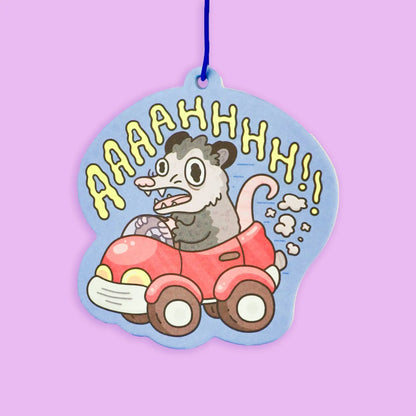 Panic Opossum Car Air Freshener Turtle's Soup
