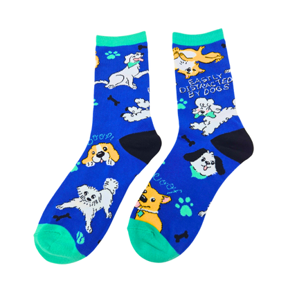 Easily Distracted By Dogs Socks