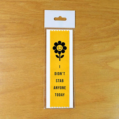 I Didn’t Stab Anyone Today Award Ribbon Bad Betty Greeting Co.