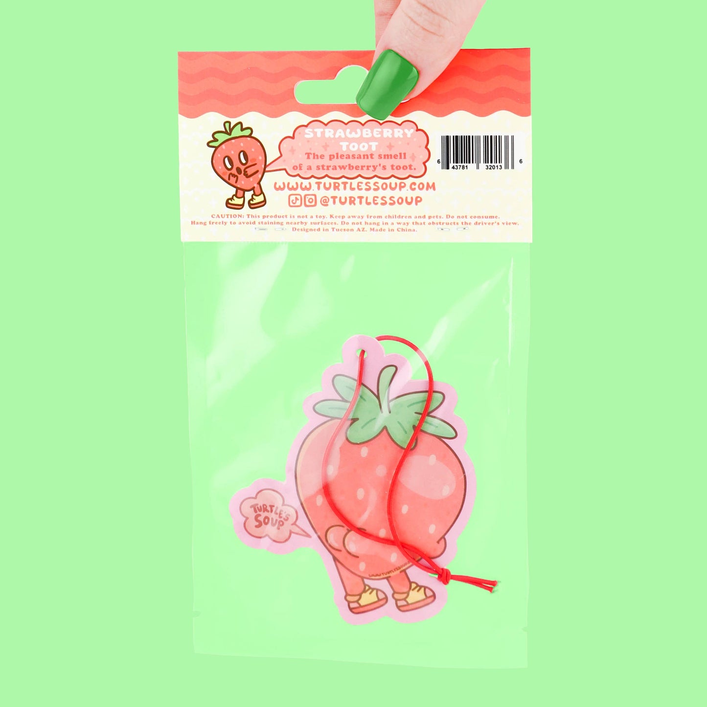 Strawberry Toot Air Freshener