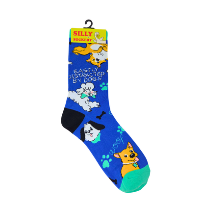 Easily Distracted By Dogs Socks