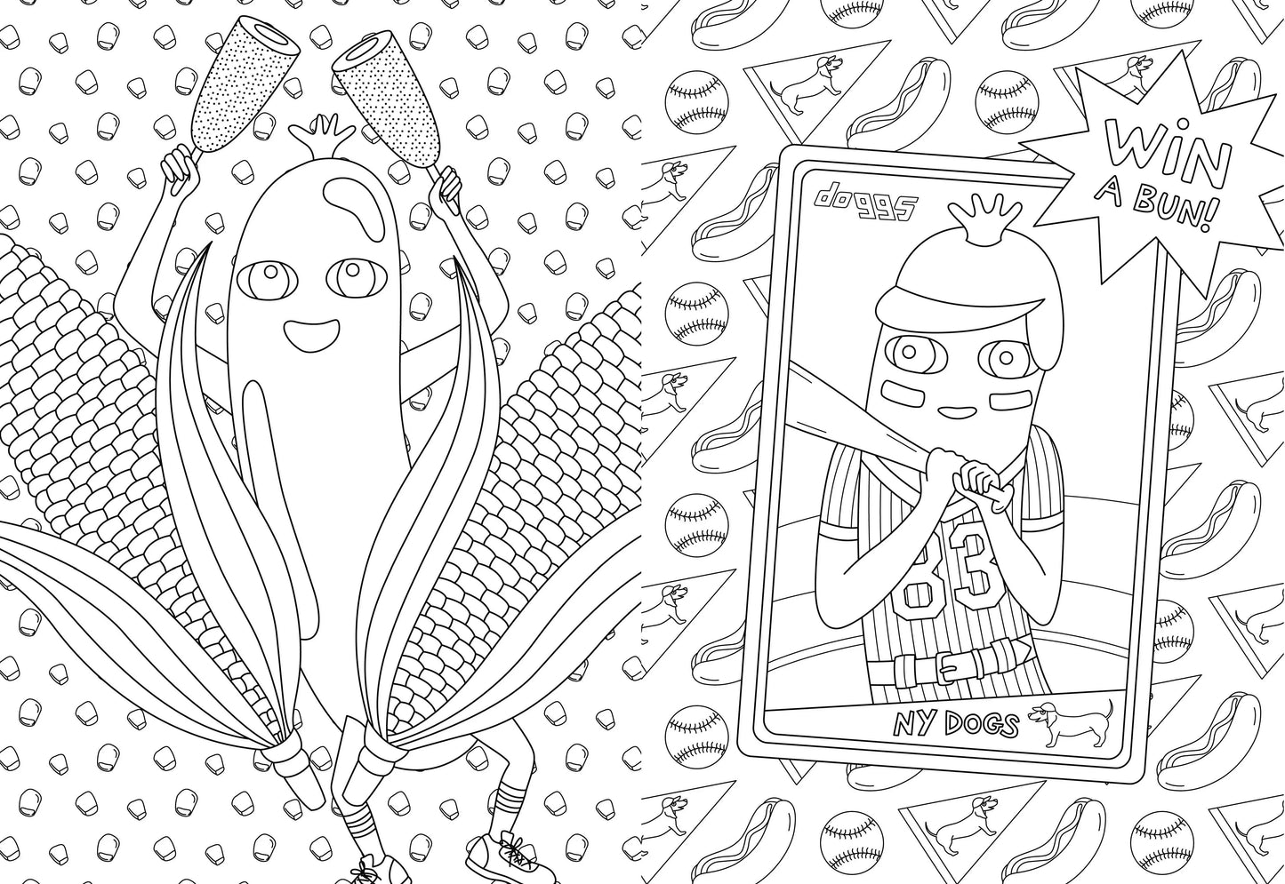 Hot Dog Coloring & Activity Book Chronicle Books