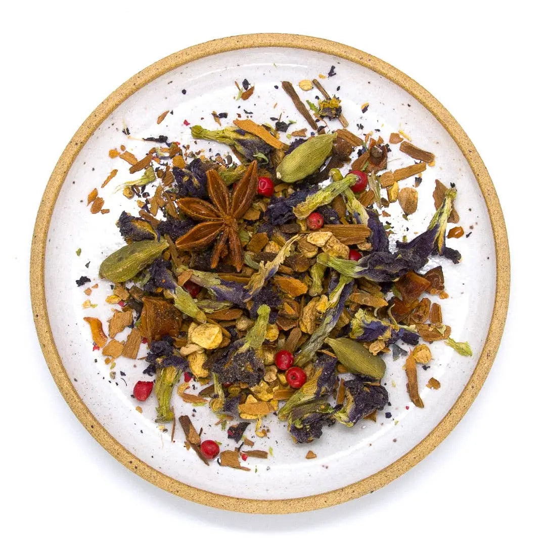 Blue Chai Herbal Tea Wild & Tea