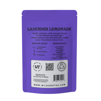 Lavender Lemonade Herbal Tea Wild & Tea