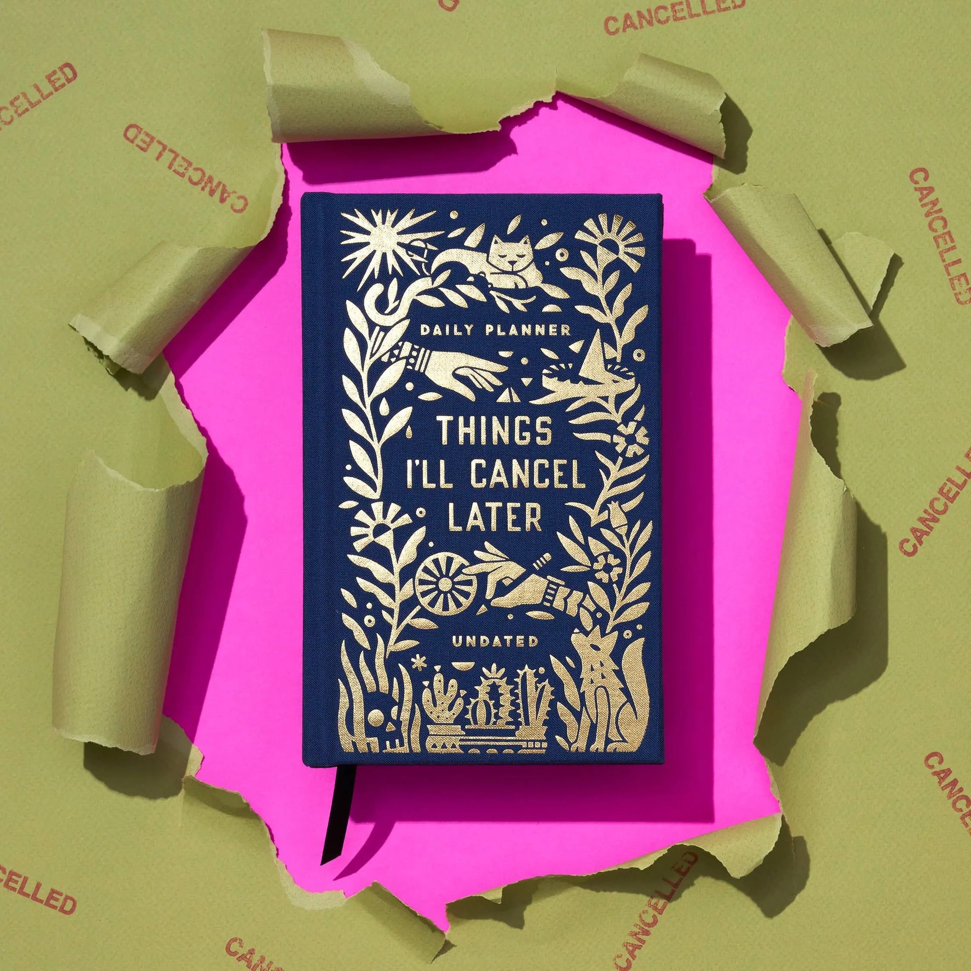 Things I'll Cancel Later Undated Mini Planner Chronicle Books