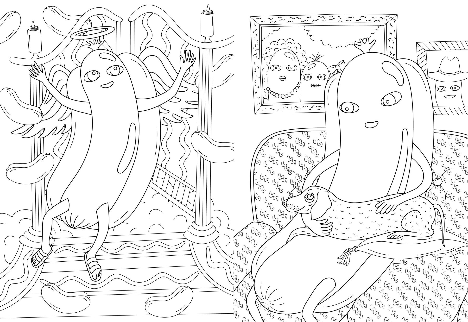 Hot Dog Coloring & Activity Book Chronicle Books