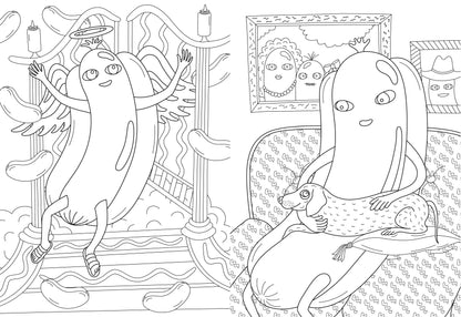 Hot Dog Coloring & Activity Book Chronicle Books