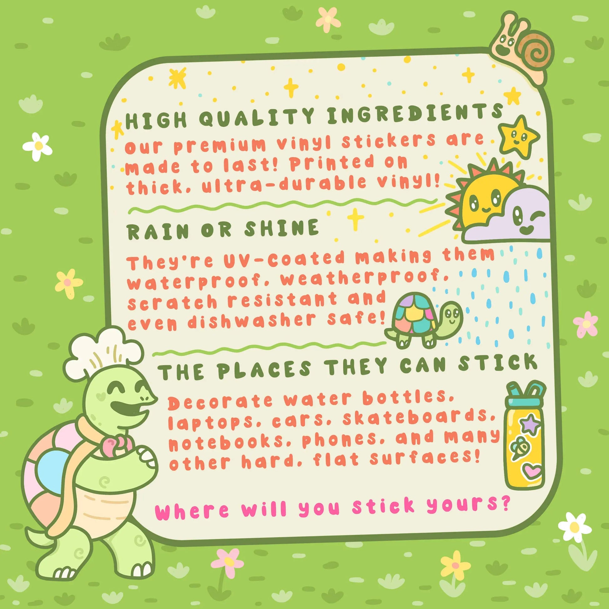 Bookworm Sticker Turtle's Soup