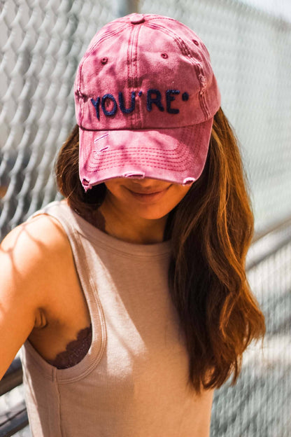You're Distressed Dad Hat