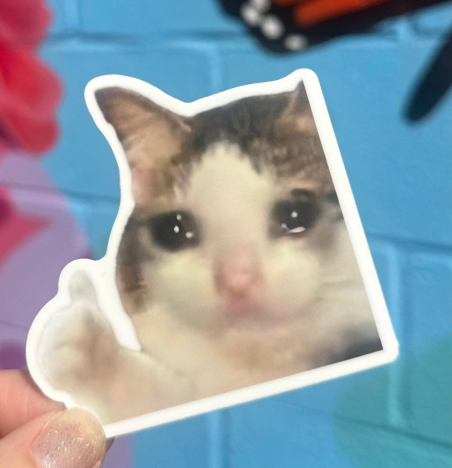 Thumbs Up Cat Sticker