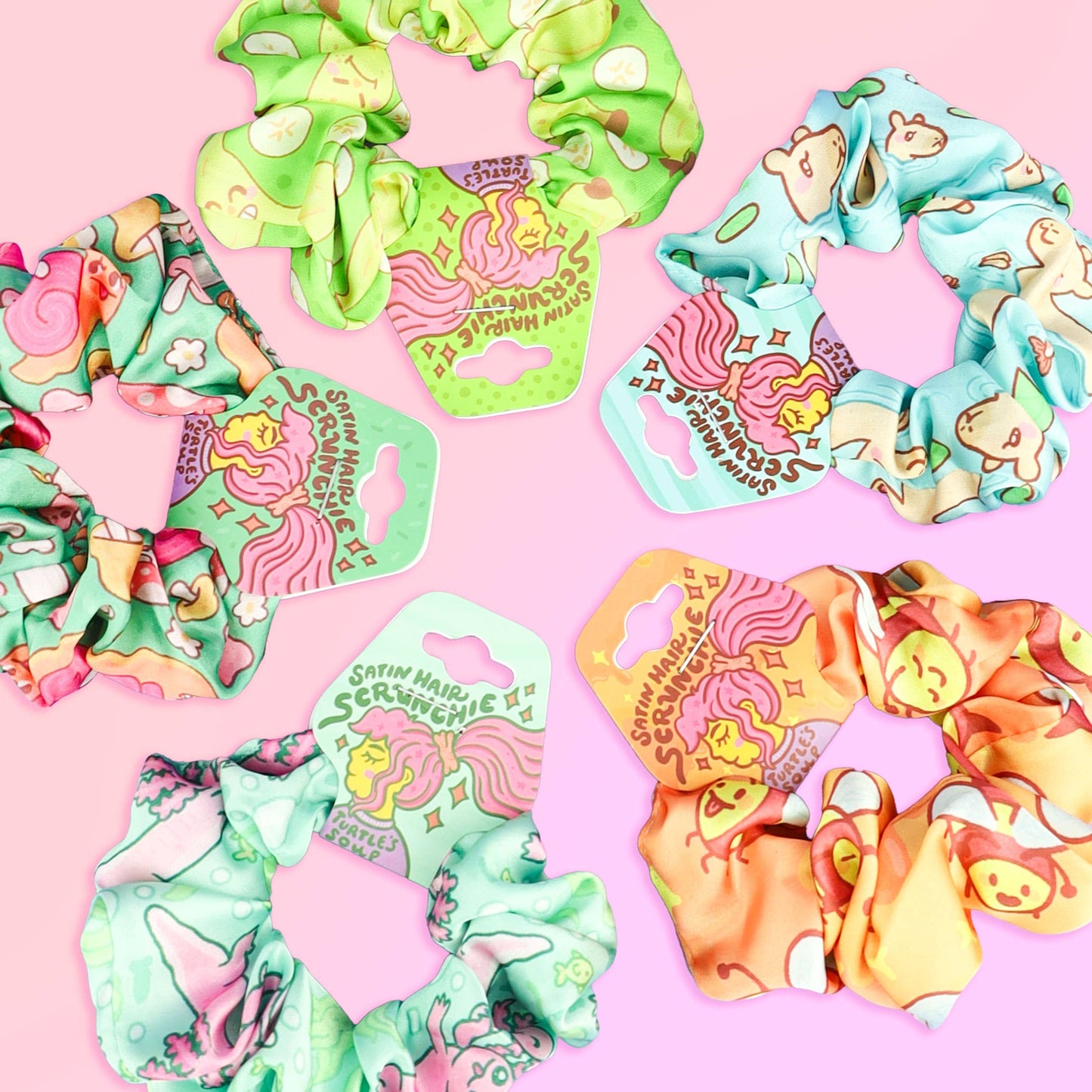 Banana Hair Scrunchie