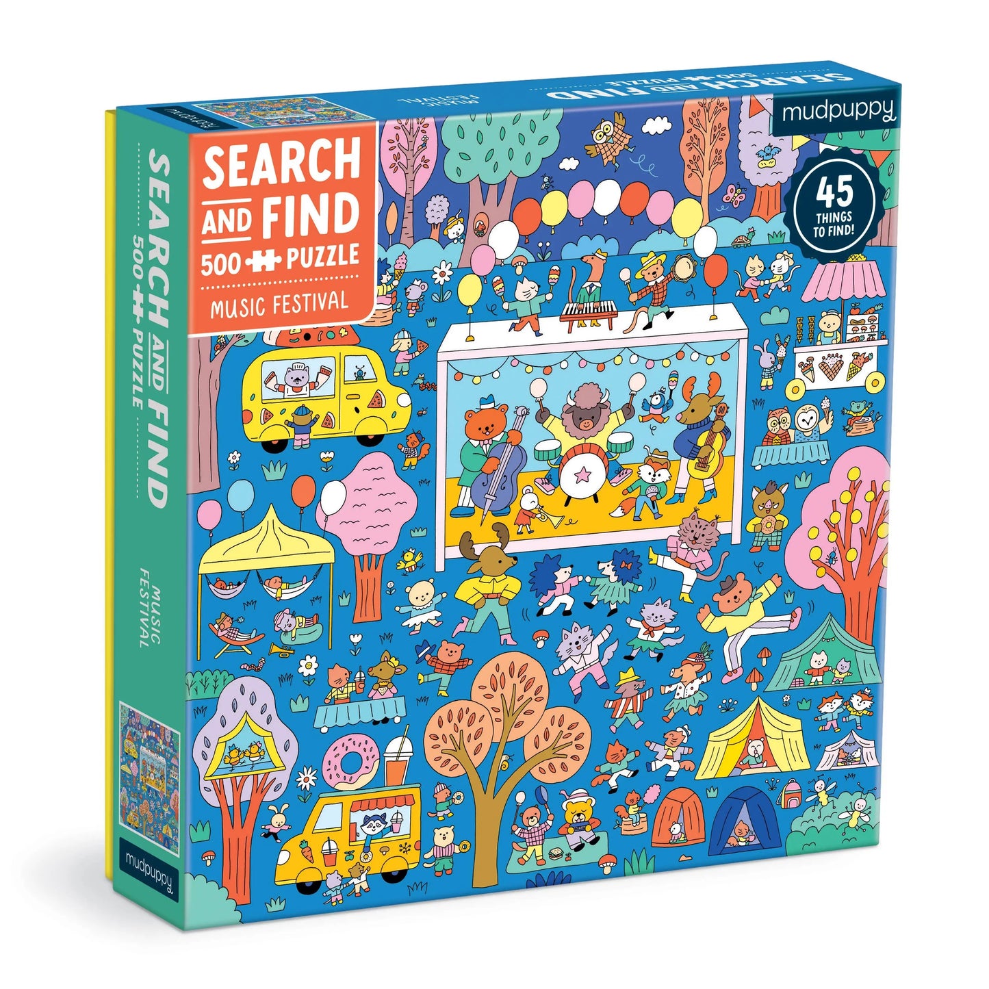 Music Festival 500 Piece Search and Find Puzzle Chronicle Books