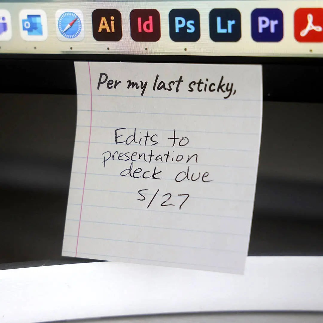 Per My Last Sticky Note Pad Bad Betty Greeting Co.