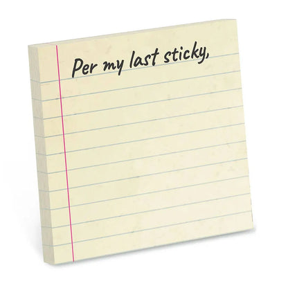 Per My Last Sticky Note Pad Bad Betty Greeting Co.