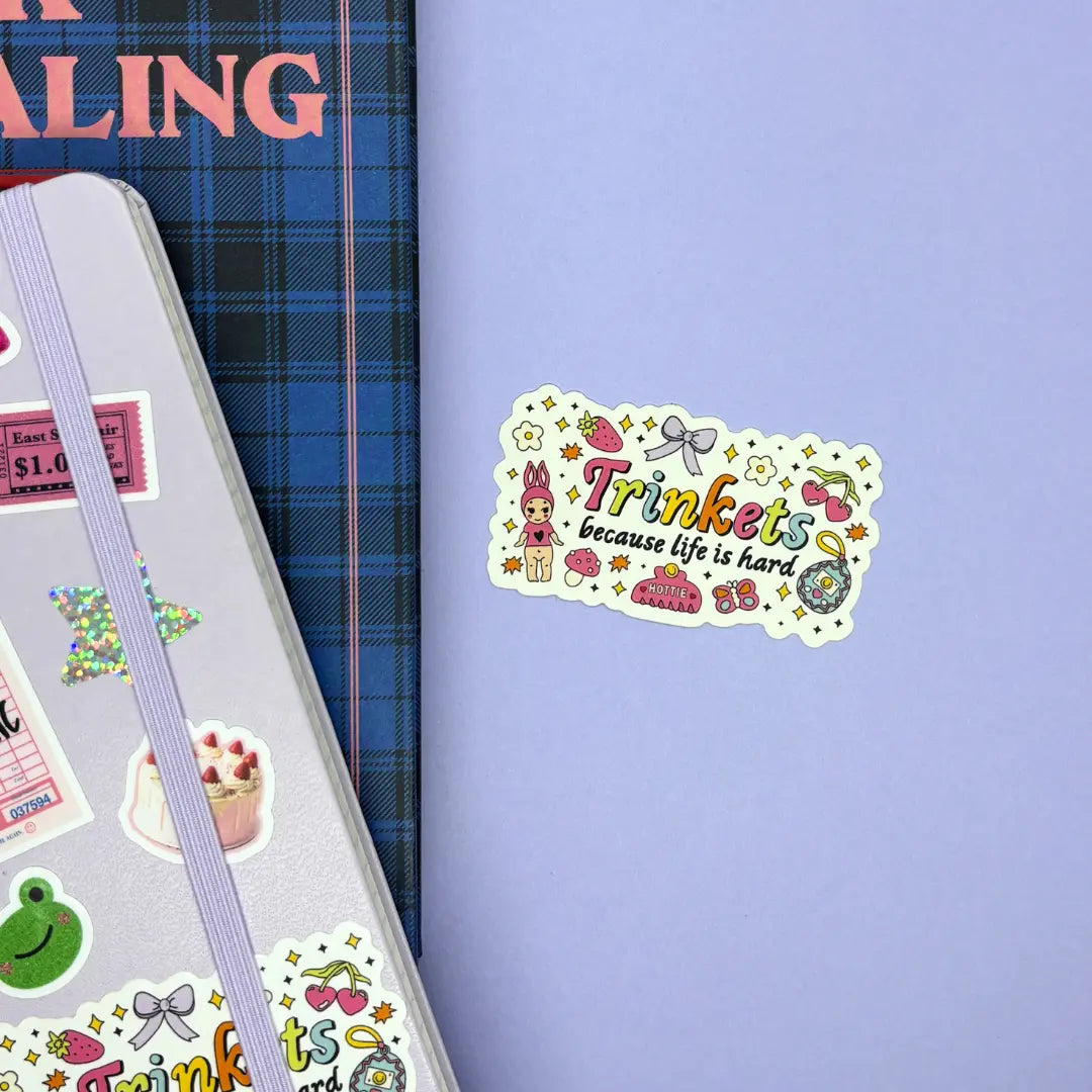 Trinkets Because List is Hard Sticker Kish B. Designs