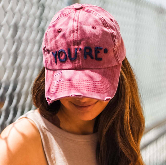 You're Distressed Dad Hat