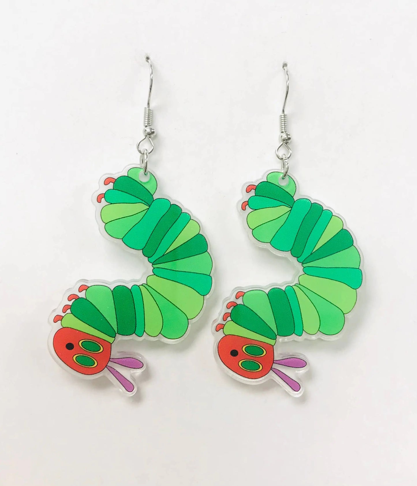 Acrylic Caterpillar Earrings SimpleNGreat