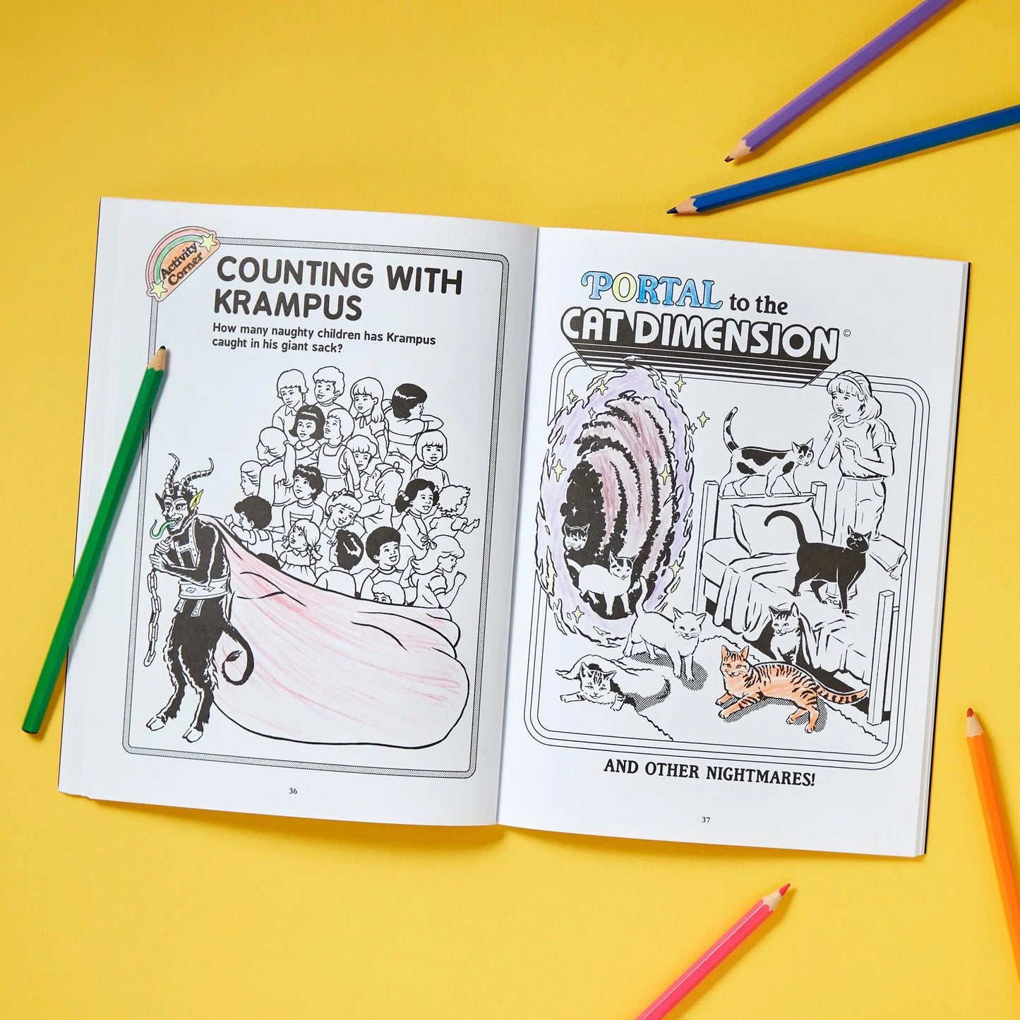 Let's Summon Demons Coloring & Activity Book Chronicle Books