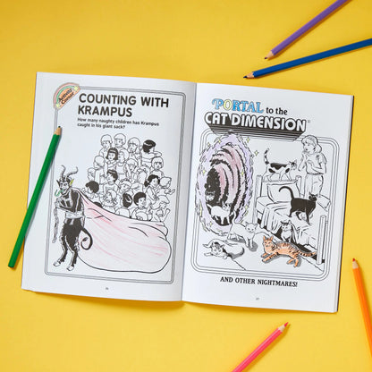 Let's Summon Demons Coloring & Activity Book Chronicle Books