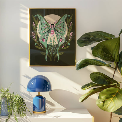 Luna Moth Art Print