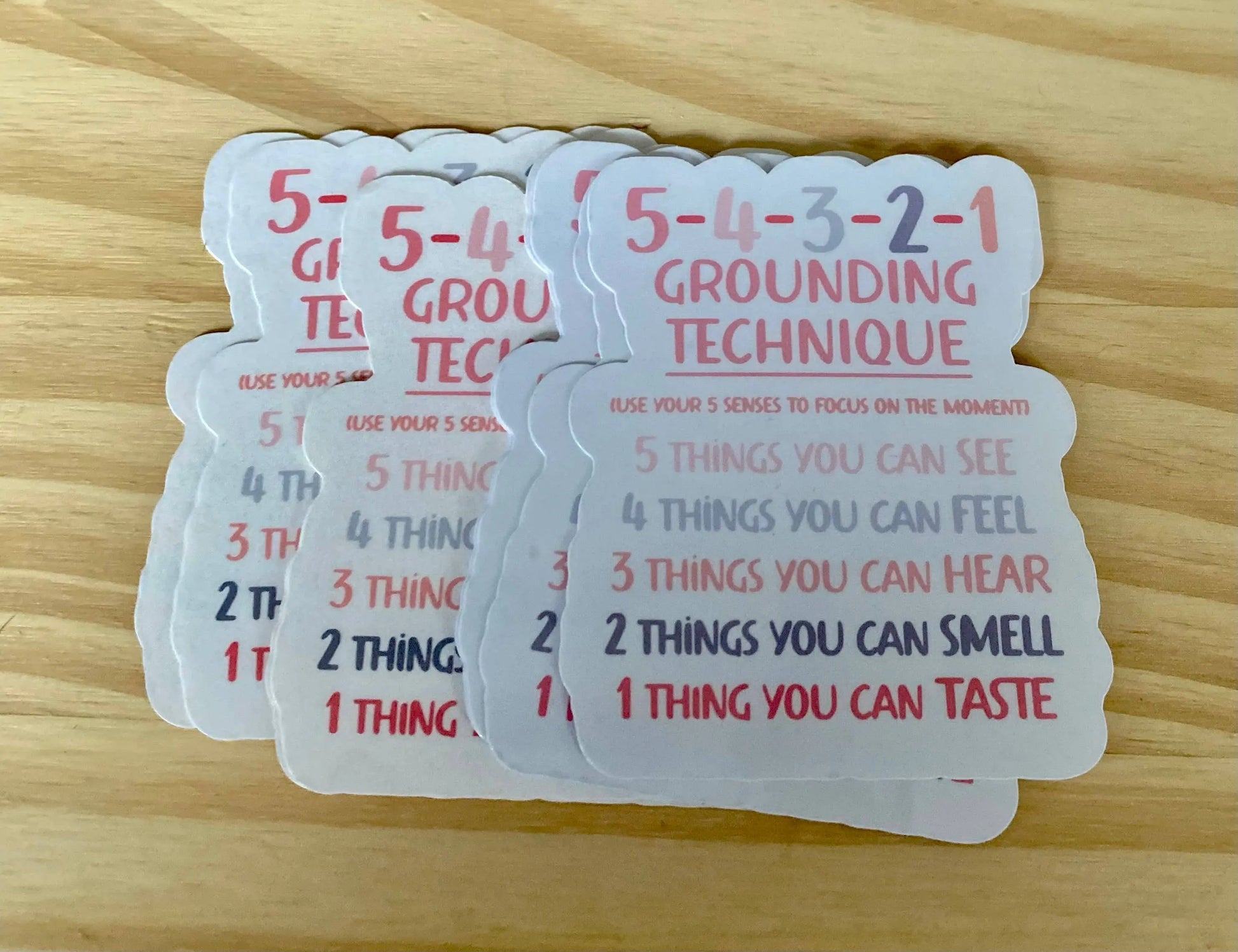 Grounding Techniques Sticker Lemonsgrace Designs