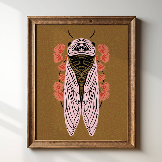 "Cicada" Art Print