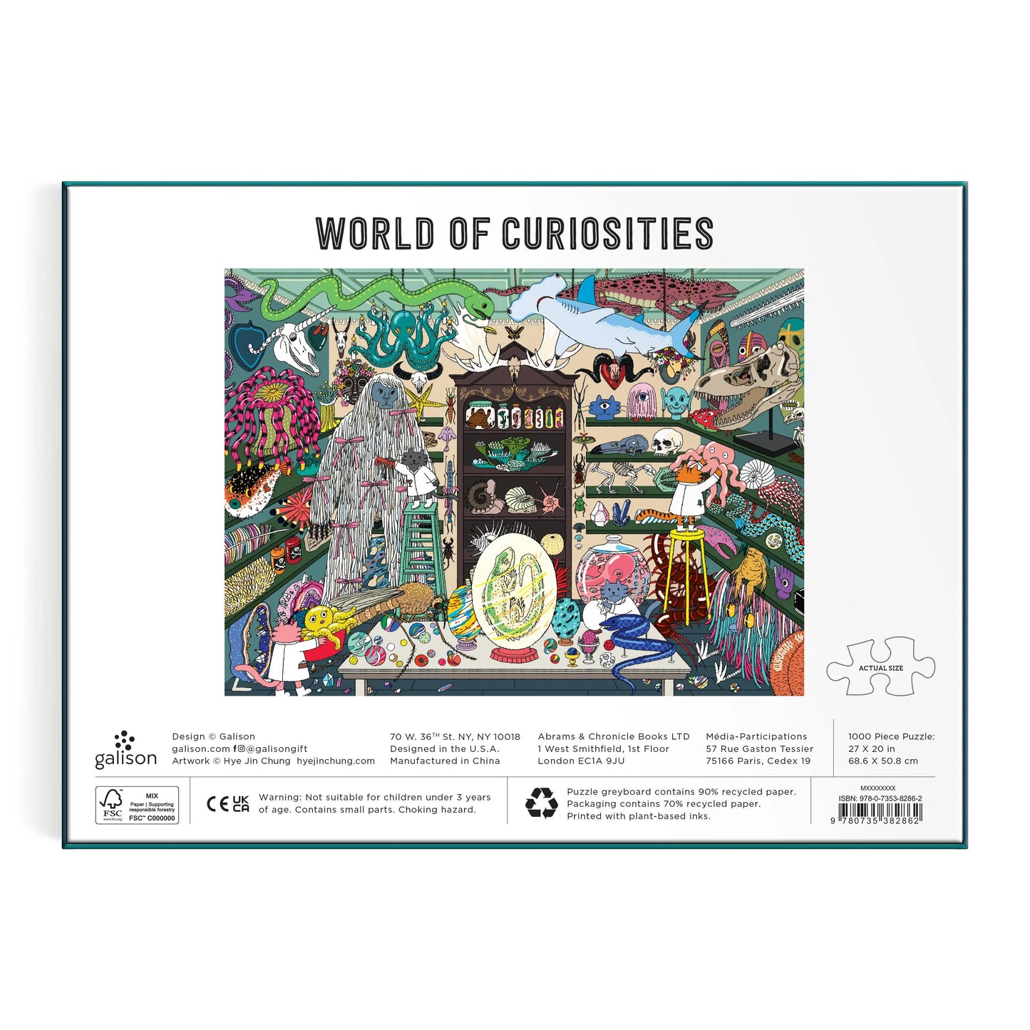 World of Curiosities 1000 Piece Puzzle Chronicle Books