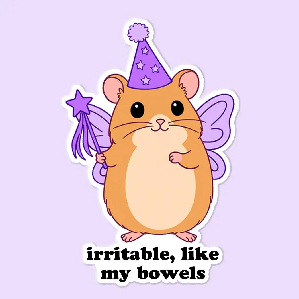 Irritable Like My Bowels sticker Mugsby