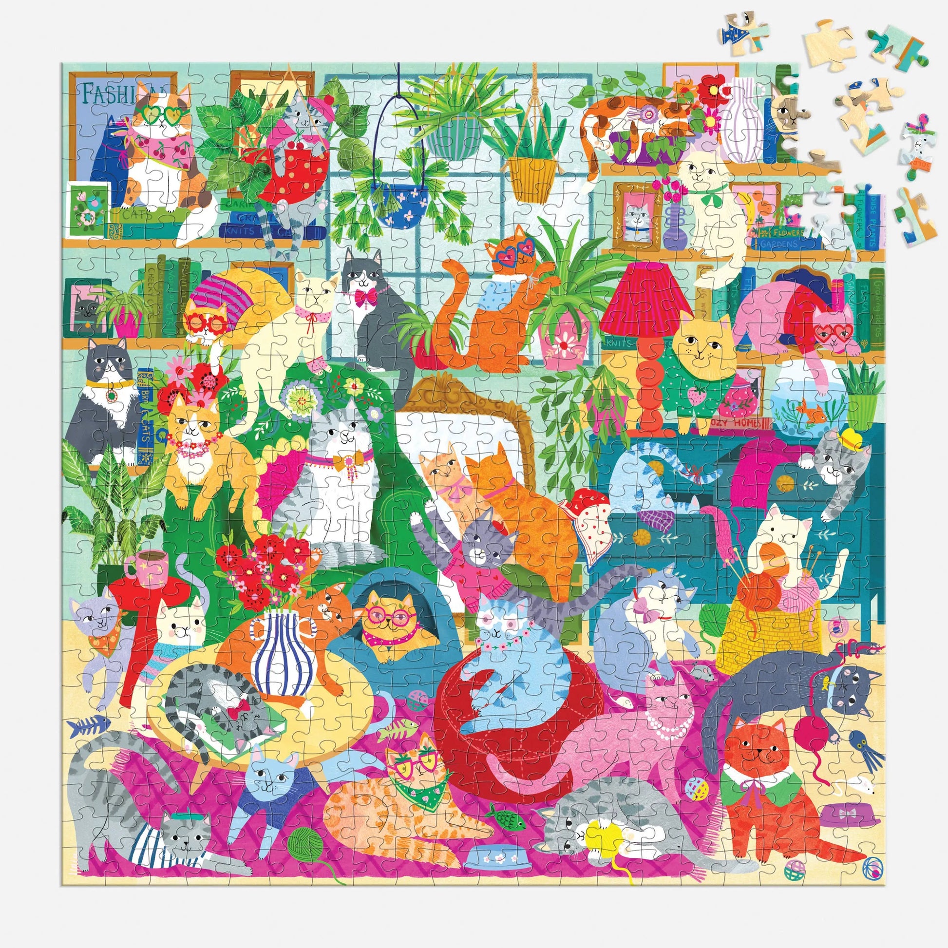 Caturday Afternoon 500 Piece Puzzle Chronicle Books