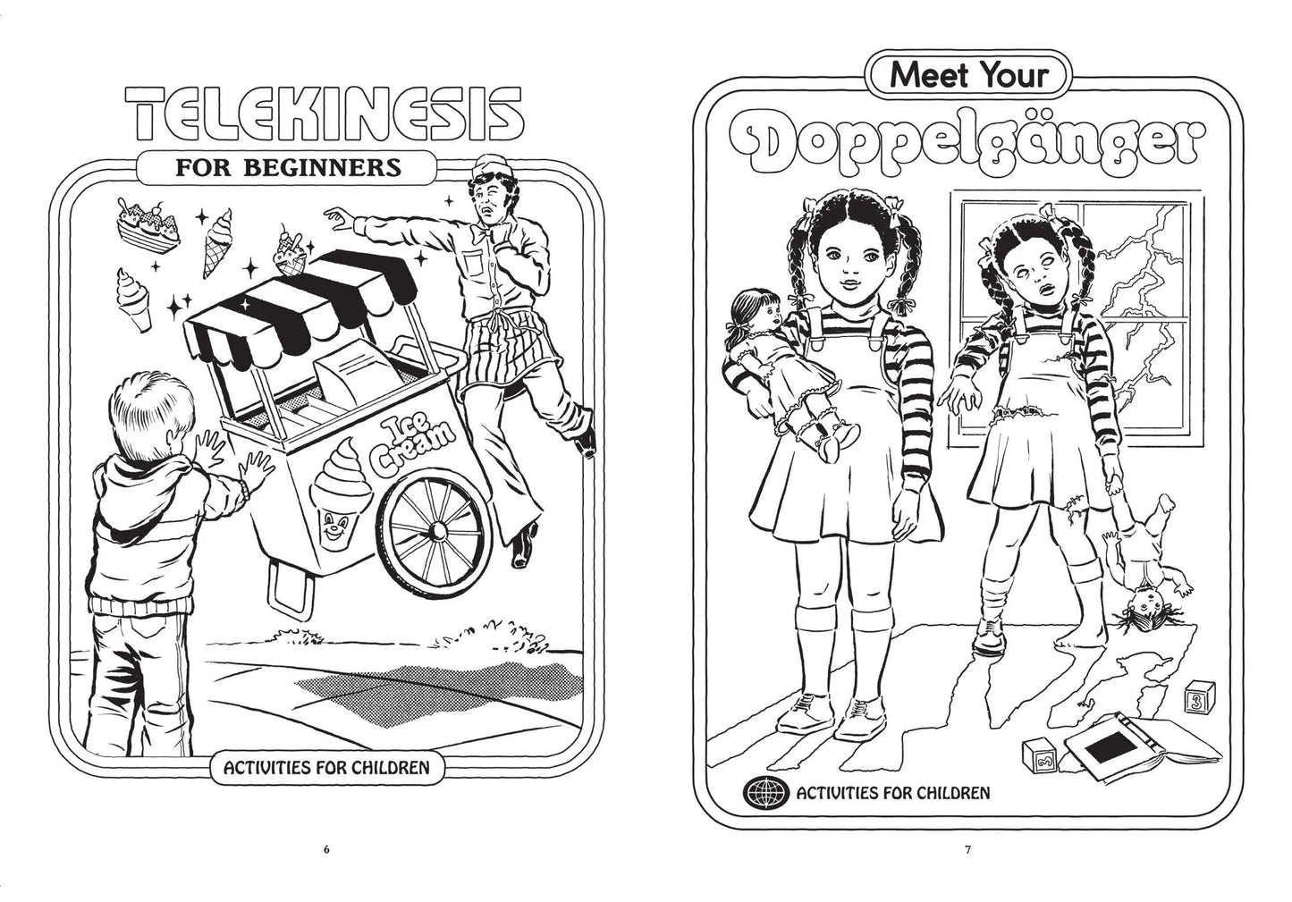 Let's Summon Demons Coloring & Activity Book Chronicle Books
