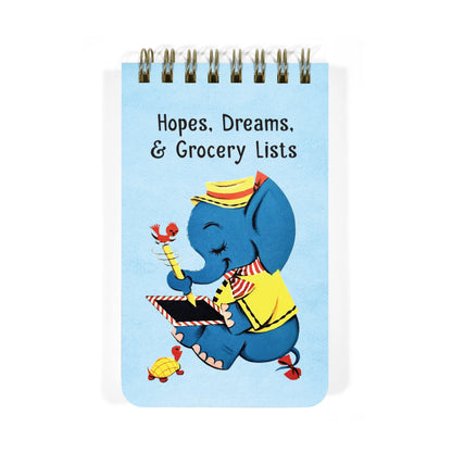 Hopes, Dreams & Grocery Lists 3x5 Notepad Bad Betty Greeting Co.