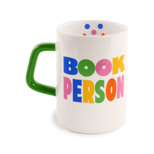 Book Person Ceramic Mug