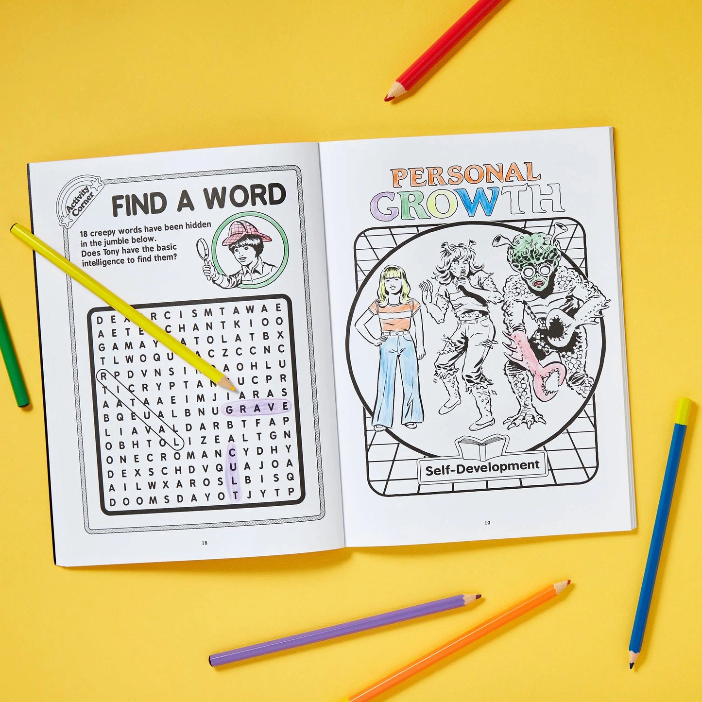 Let's Summon Demons Coloring & Activity Book Chronicle Books