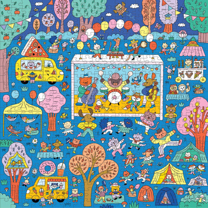 Music Festival 500 Piece Search and Find Puzzle Chronicle Books