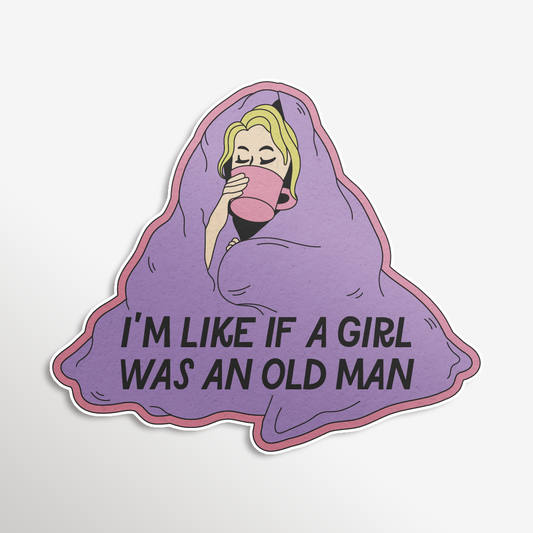 Old Man Sticker