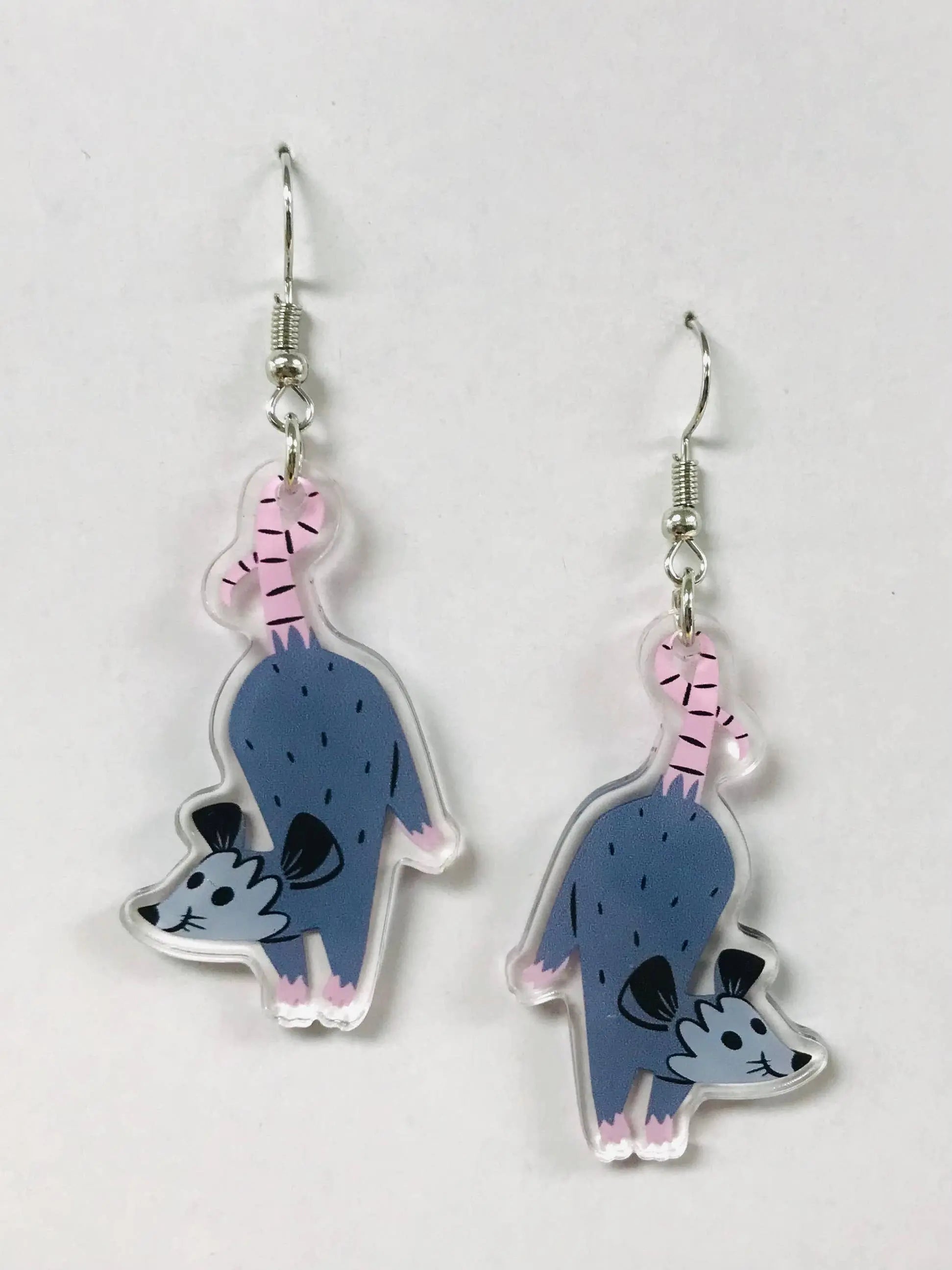 Acrylic Opossum Earrings SimpleNGreat