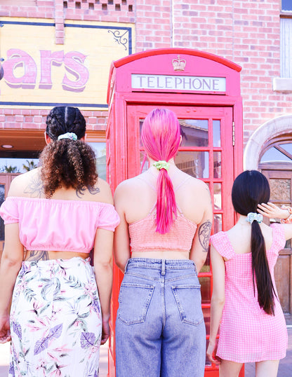 Honey Bee Hair Scrunchie