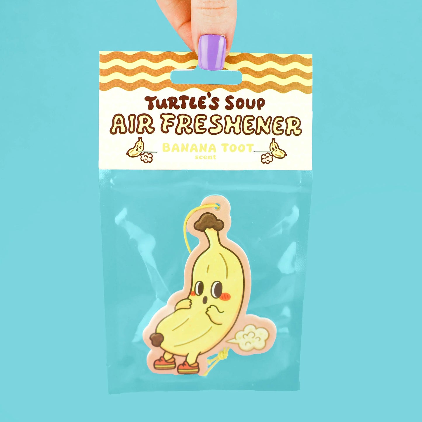Banana Toot Car Air Freshener Turtle's Soup