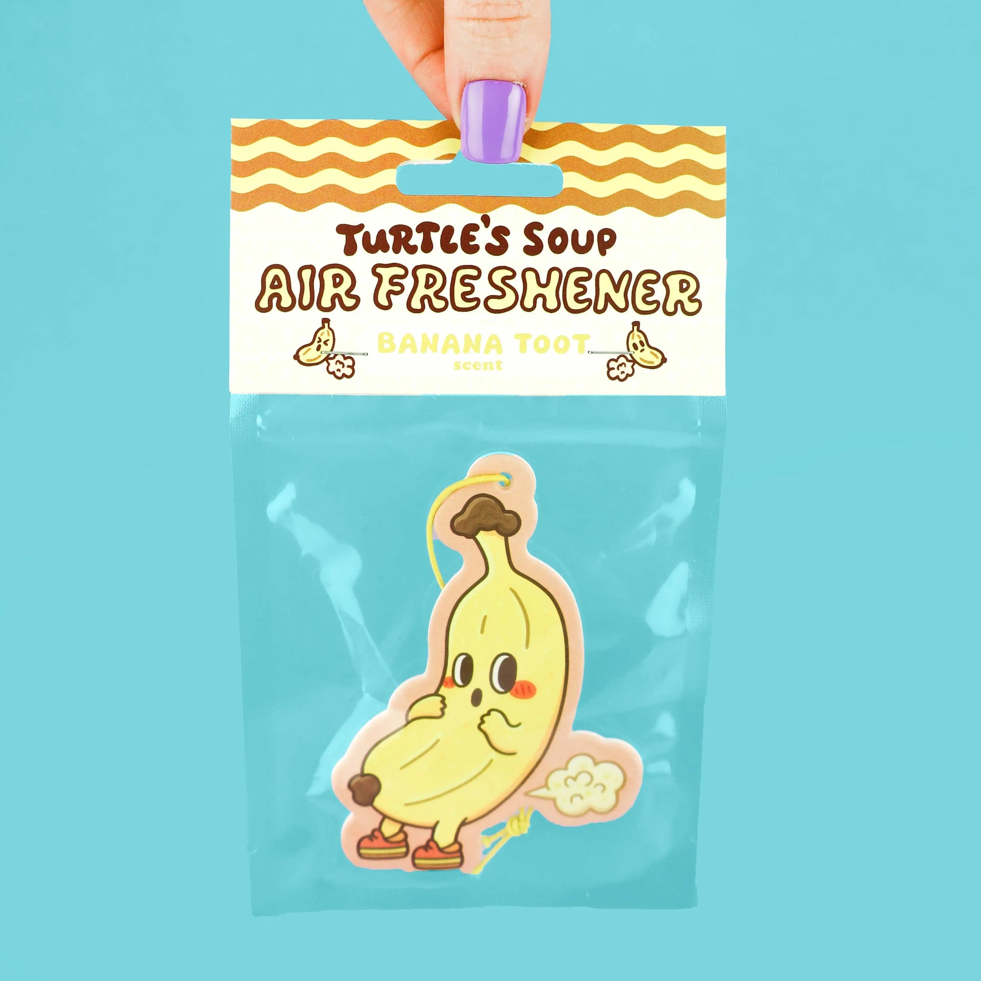 Banana Toot Car Air Freshener Turtle's Soup