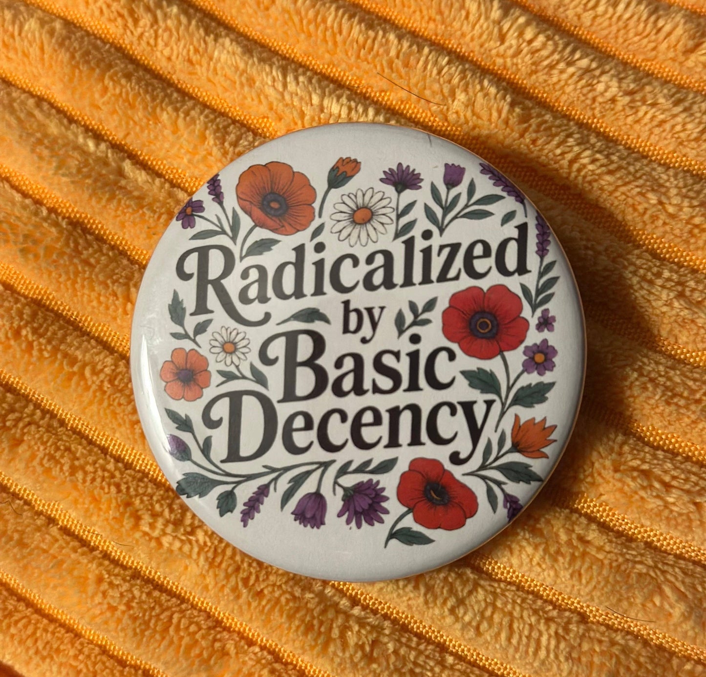 Radicalized By Basic Decency Button